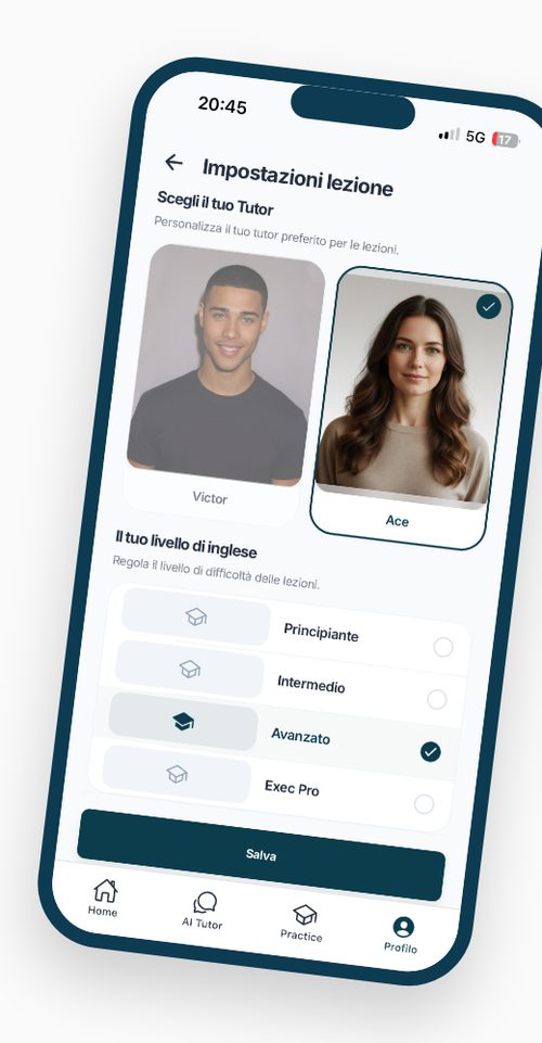 Personalizza il tuo tutor AI