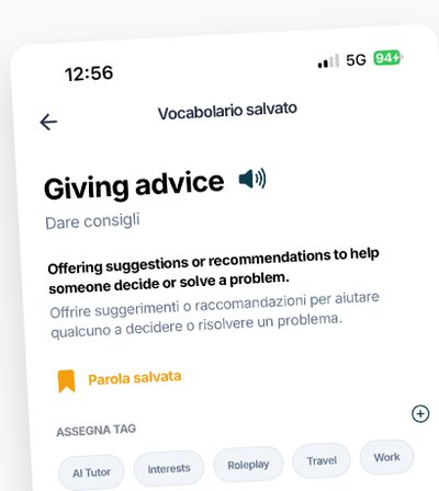 Amplia il tuo vocabolario
